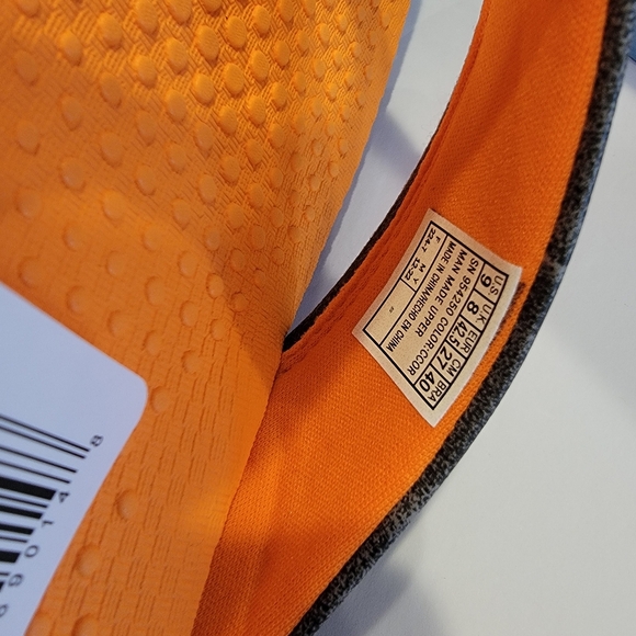 Skechers Go Walk Stag Thong Sandal Charcoal Orange Men's Size 9 NEW! - Picture 11 of 14